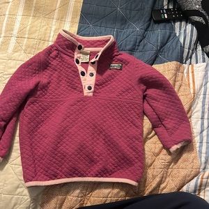 Llbean quarter button light weight shirt 12-18 months